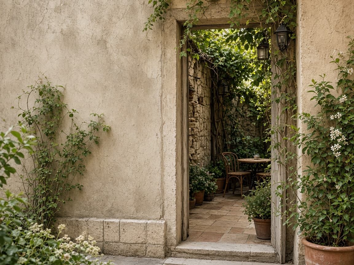 Discreet tucked-away doorway you could easily walk past